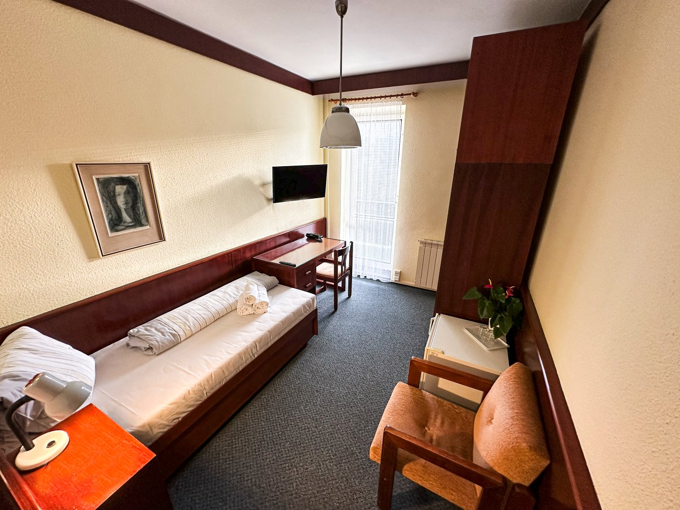 Single room - Réva Economy Spa Dependent Hotel, Balcony