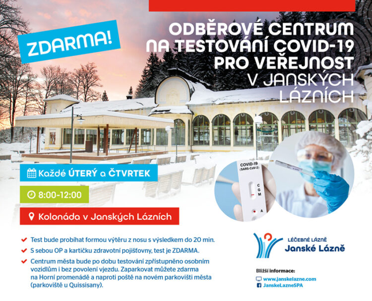 Testování COVID-19 Janské Lázně