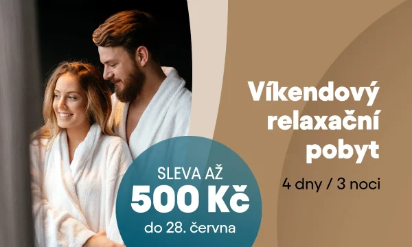 1200x720_Víkendový relaxační pobyt_2026_05_badge SLEVA